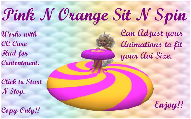 Pink N Orange Sit N Spin