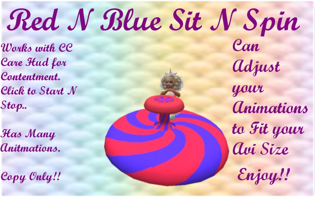 Red N Blue Sit N Spin