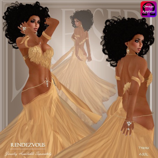 ::DBL:: Rendezvous Gown & Omega Appliers ~ Gold