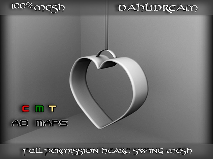 DD_Full Permission Heart Swing Mesh