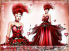 Crazy in love mesh outfit hairs 3 colors hud 1