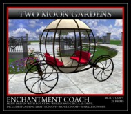 TMG - ENCHANTMENT COACH* Menu Driven Carriage in Cinderella style.
