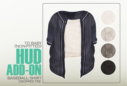 {Little Miss} Baseball Shirt Inner Cropped HUD