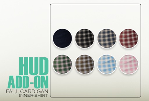 {Little Miss} Fall Cardigan - Inner Shirt  HUD
