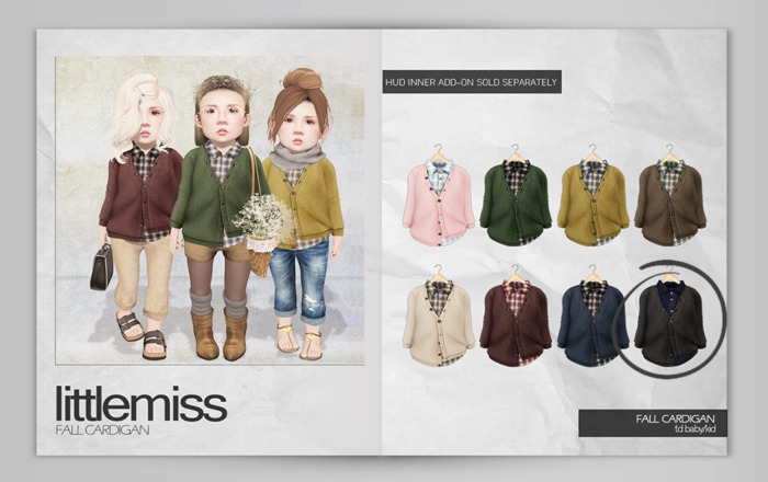 {Little Miss} Fall Cardigan - DGray