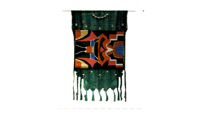 Wall hanging - inca green