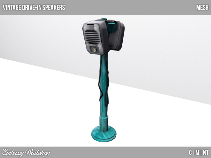 EW - Vintage Drive-In Speakers