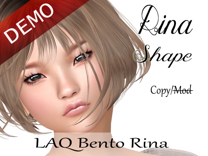 Rina Shape "LAQ Bento Rina Head" Demo