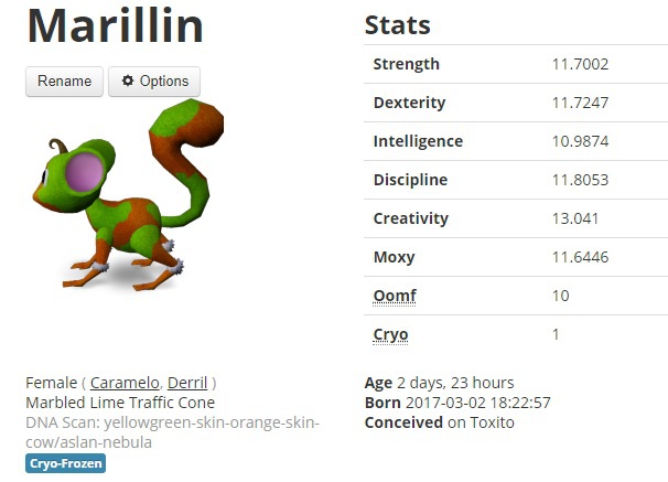 Mossm Cryo Pod - Marillin