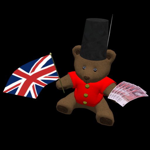 UK Teddy Tip Jar 