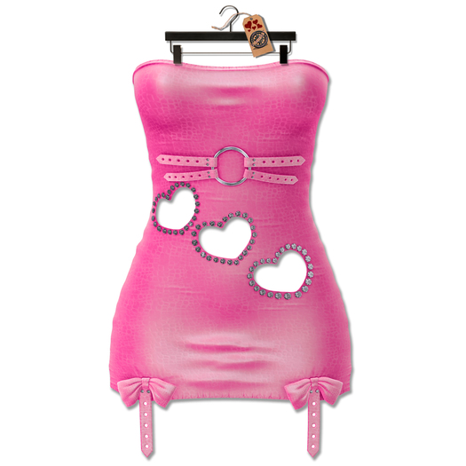 [G-SHOT] LOVEX Dress with Gems {LightPink}