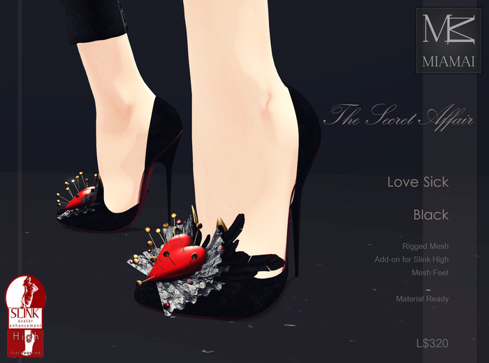 MIAMAI_Love Sick - Black (Slink High)