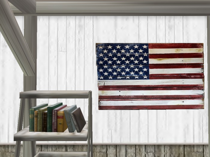 Sign Up Art - Reclaimed Flag Sign