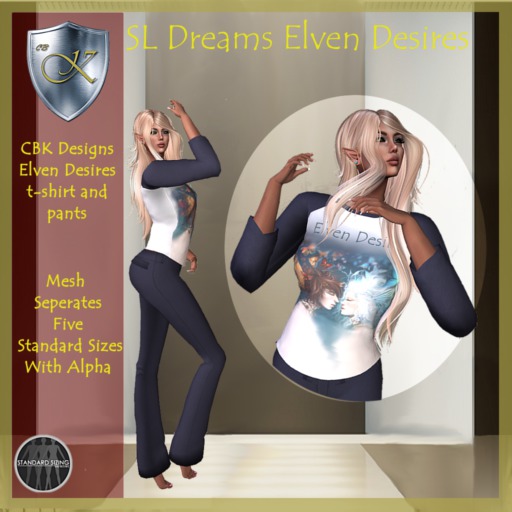 Second Life Marketplace - CBK Designs SL Dreams Elven Desires Set