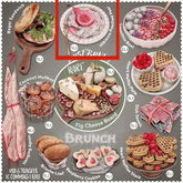 dust bunny . brunch . hibiscus poached pear