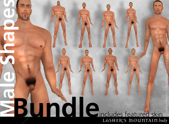 MALE BODY SHAPES Bundle | Resell