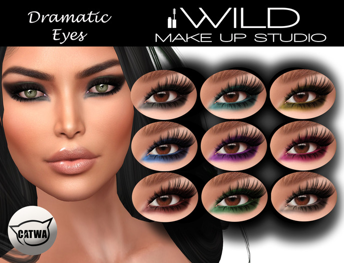 ::: WILD ::: Makeup Dramatic Eyes CATWA *ADD ME**