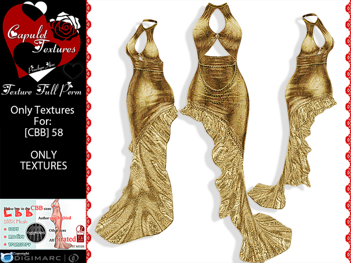 *Capulet Only Texture_[O] Millionheels 3-B-PACK