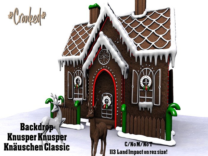 #Cranked#  Backdrop Knusper Knaeuschen Cla. (Boxed HUD. Wear me)