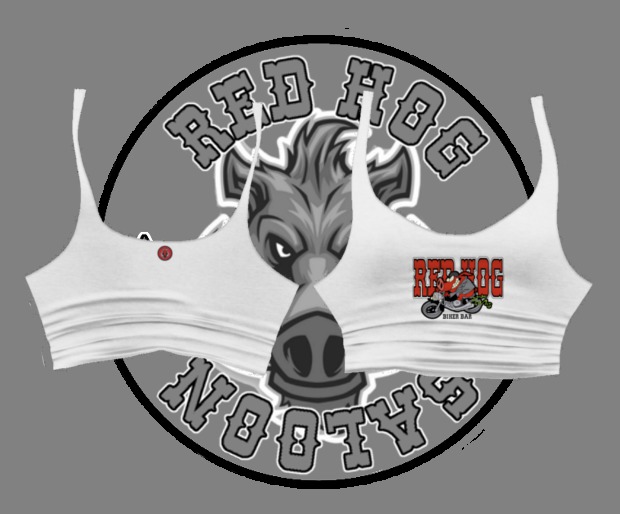 Ladies Red Hog Signature Tank top white