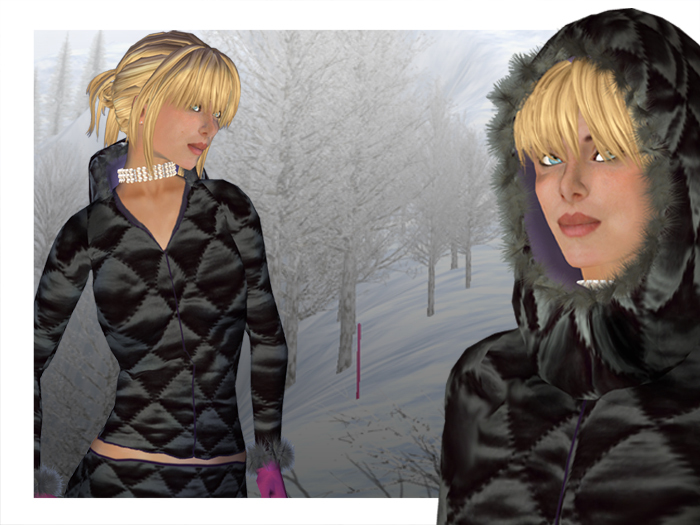 Women's Apres ski suit - Black Run
