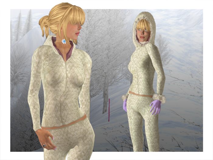 Women's Apres ski suit - Snowflake