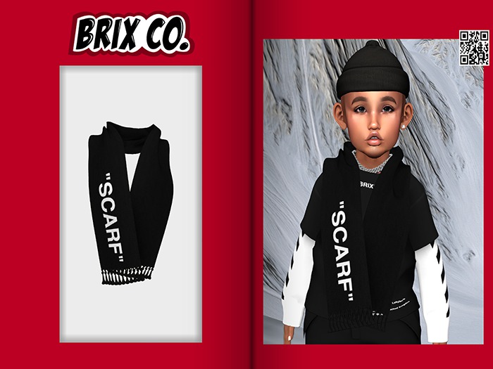 Brix Co. - Quote Scarf - Onyx