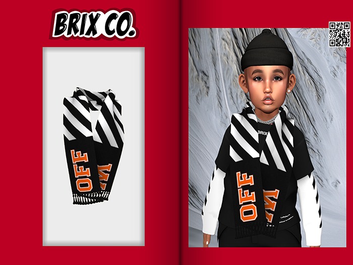 Brix Co. - OFF Scarf - Onyx