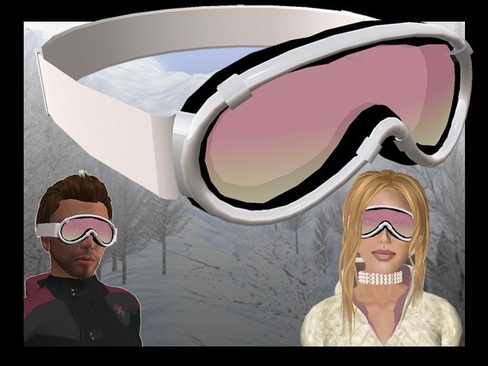 Ski goggles - white