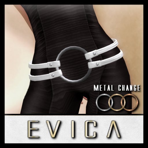 EVICA - Dual Leather Belt - Cloud
