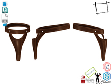 Dae Obj FBX  Men's Sheriff Outfit Holster Signature Gianni, Gamit, Adin, Jake, Slink