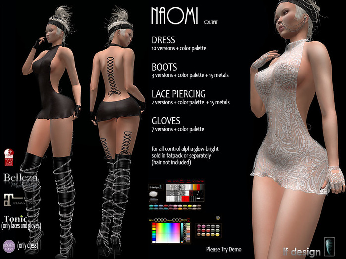 [lf design] Naomi fat pack