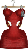 JF Design"Layla"[Maitreya/Belleza] Dress/Panties-Leather Red