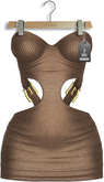 JF Design"Layla"[Maitreya/Belleza] Dress/Panties-Leather Tan
