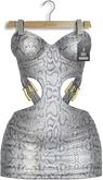 JF Design"Layla"[Maitreya/Belleza] Dress/Panties-Leather Snake