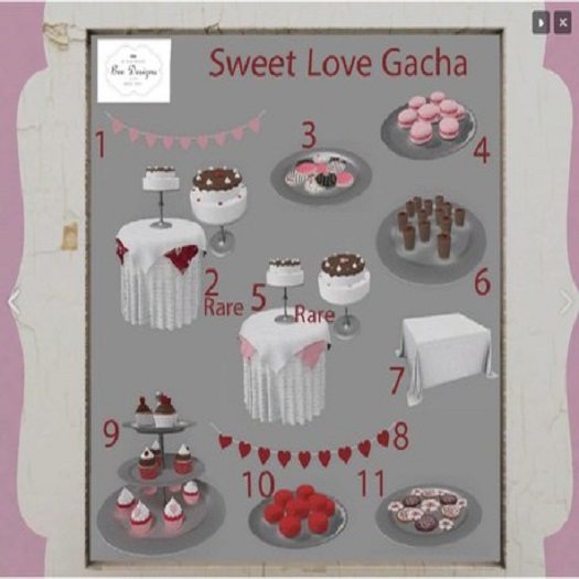 Bee Designs Sweet Love Gacha Complete Set /w Rares