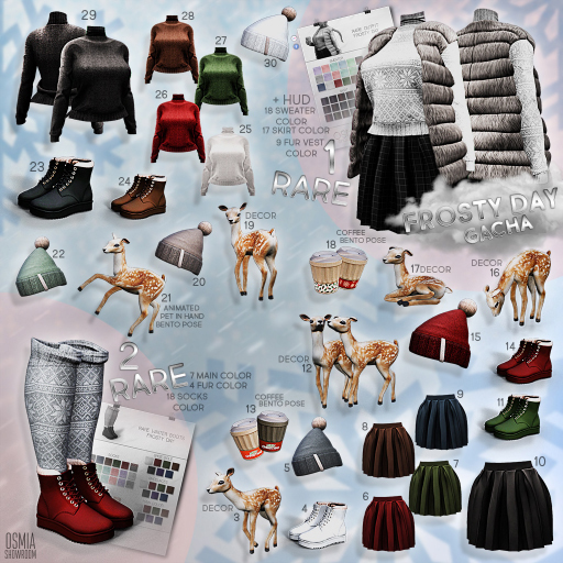 OSMIA - Frosty.Day.Gacha.Outfit - Freya - RARE