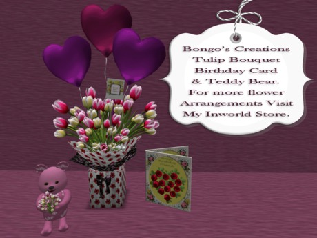 Second Life Marketplace Happy Birthday Friend Bmc11 Tulip