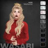 Wasabi // Hope Mesh Hair - B&W