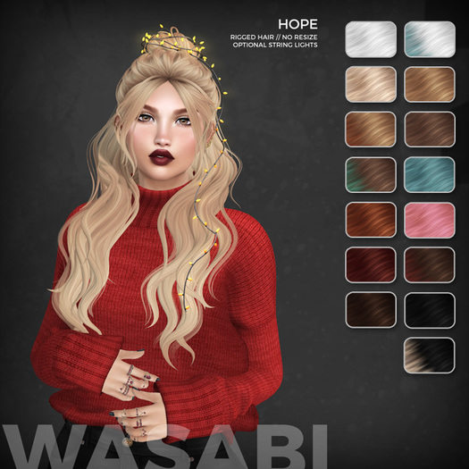 Wasabi // Hope Mesh Hair - Basics