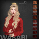 Wasabi // Hope Mesh Hair - Reds