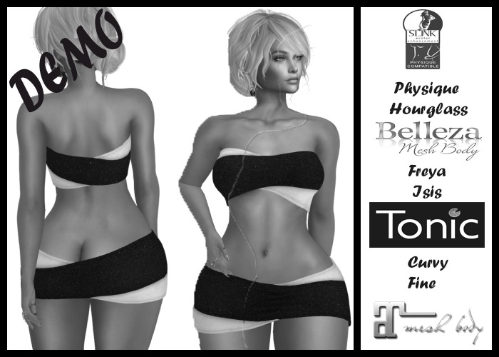 Natalie / Black and white costume-DEMO