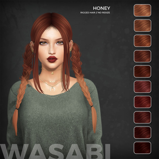 Wasabi // Honey Mesh Hair - Reds