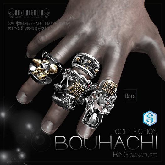 ROZOREGALIA*BOUHACHI*RING(Middle3)(Right)_SIGNATURE