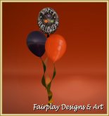FDA NEW HALLOWEEN BALLOON CLUSTER CLUB SIZE COPY