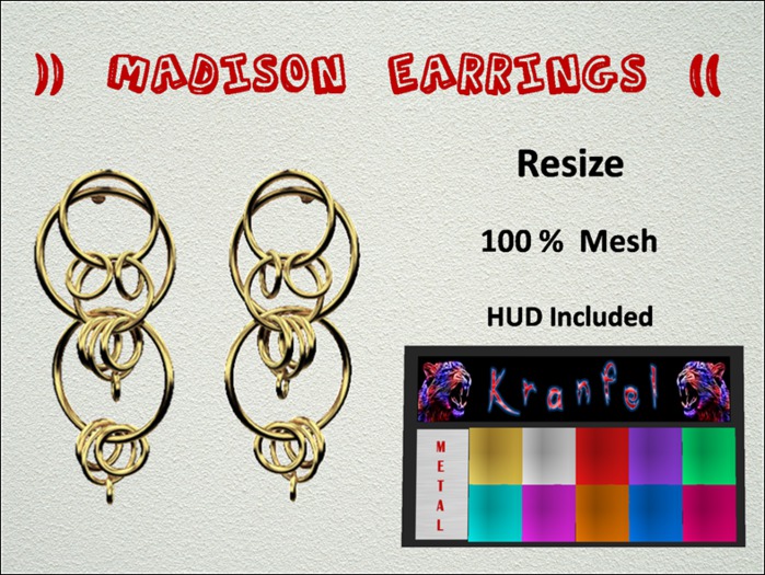 >> Madison Earrings <<
