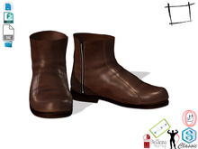 Dae Obj FBX  Men's Sheriff Outfit Boots Signature Gianni, Gamit, Adin, Jake, Slink