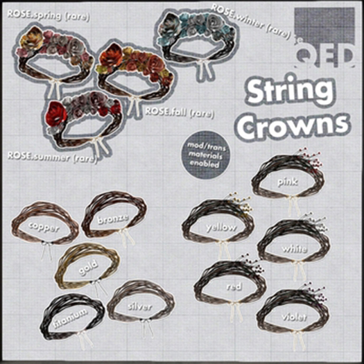 ieQED string.crown.copper