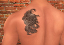 AE Black Octopus Tattoo