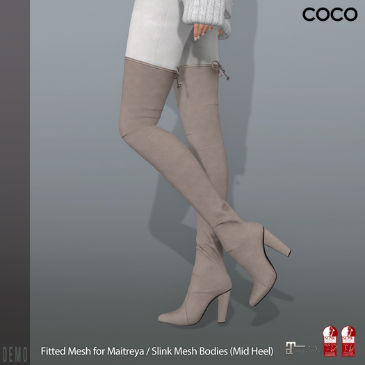 *COCO*_StretchSuedeBoots+Jeans_DEMO